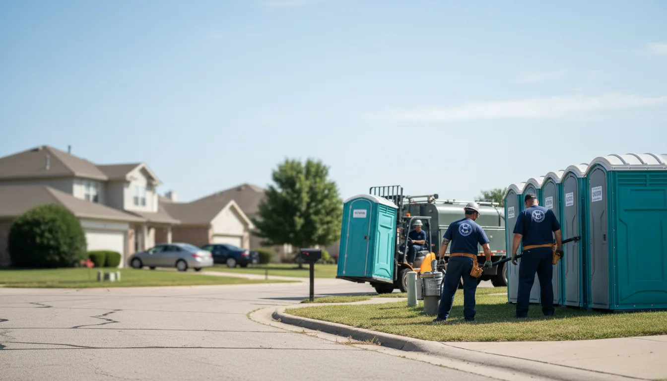 Porta Potty Rental in Mertzon, TX near me